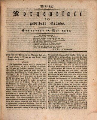 Morgenblatt für gebildete Stände Samstag 27. Mai 1820