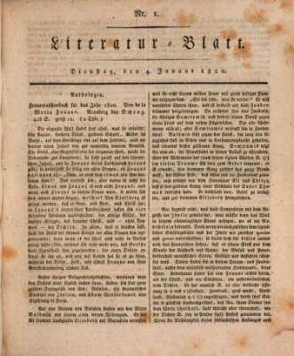 Morgenblatt für gebildete Stände Dienstag 4. Januar 1820