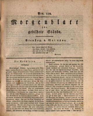 Morgenblatt für gebildete Stände Dienstag 8. Mai 1821