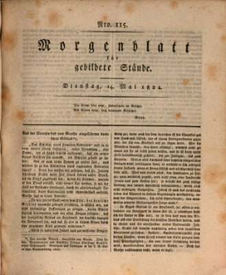 Morgenblatt für gebildete Stände Dienstag 14. Mai 1822