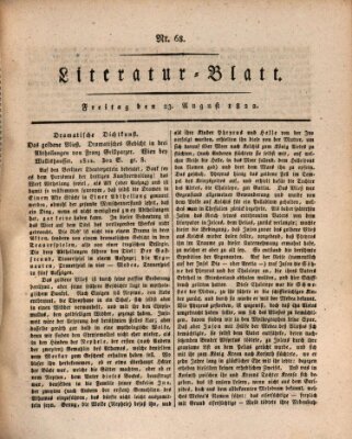 Morgenblatt für gebildete Stände Freitag 23. August 1822