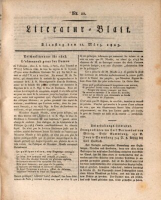 Morgenblatt für gebildete Stände Dienstag 11. März 1823