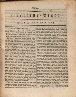 Morgenblatt für gebildete Stände Dienstag 26. Juli 1825