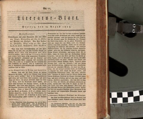 Morgenblatt für gebildete Stände Freitag 19. August 1825