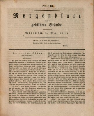 Morgenblatt für gebildete Stände Mittwoch 14. Mai 1828