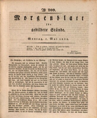 Morgenblatt für gebildete Stände Montag 7. Mai 1832