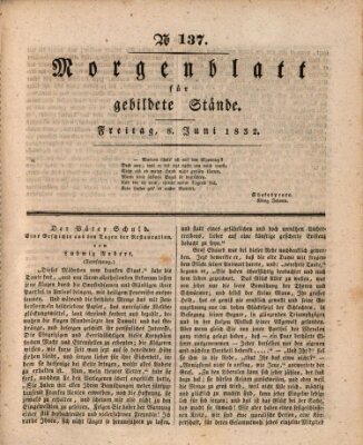 Morgenblatt für gebildete Stände Freitag 8. Juni 1832