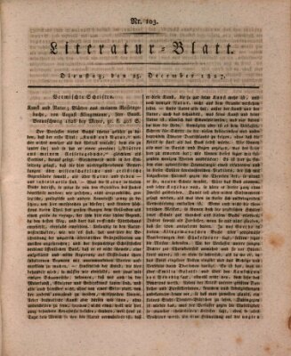 Morgenblatt für gebildete Stände Dienstag 25. Dezember 1827