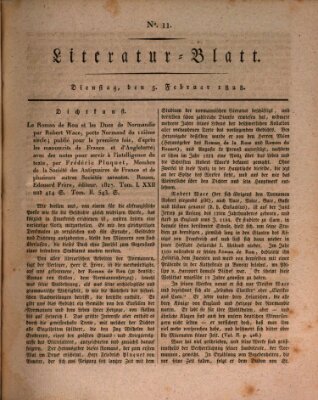 Morgenblatt für gebildete Stände Dienstag 5. Februar 1828