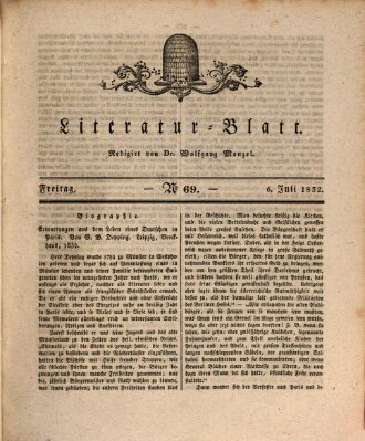 Morgenblatt für gebildete Stände Freitag 6. Juli 1832