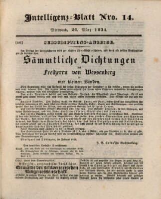 Morgenblatt für gebildete Stände Mittwoch 26. März 1834