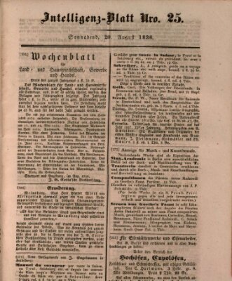 Morgenblatt für gebildete Stände Samstag 20. August 1836