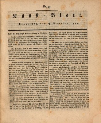 Morgenblatt für gebildete Stände Donnerstag 23. November 1820