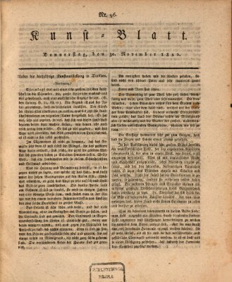 Morgenblatt für gebildete Stände Donnerstag 30. November 1820
