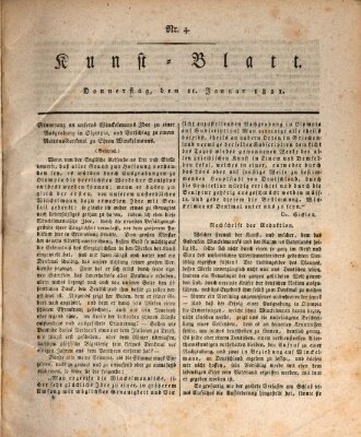 Morgenblatt für gebildete Stände Donnerstag 11. Januar 1821