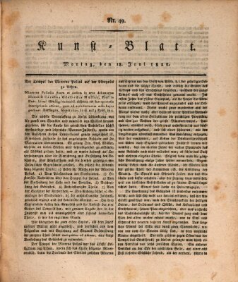 Morgenblatt für gebildete Stände Montag 18. Juni 1821