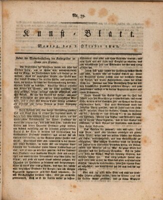 Morgenblatt für gebildete Stände Montag 1. Oktober 1821
