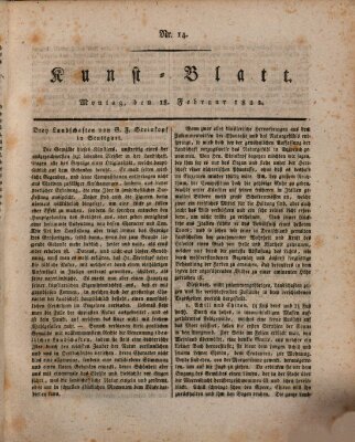 Morgenblatt für gebildete Stände Montag 18. Februar 1822