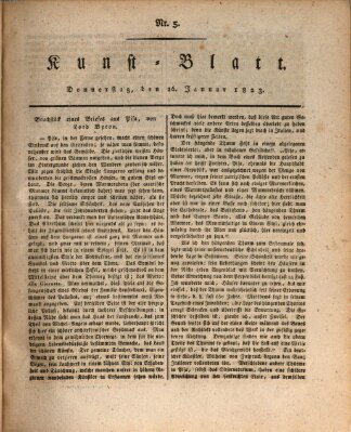 Morgenblatt für gebildete Stände Donnerstag 16. Januar 1823