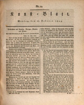 Morgenblatt für gebildete Stände Montag 17. Februar 1823