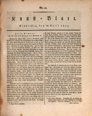 Morgenblatt für gebildete Stände Donnerstag 10. April 1823