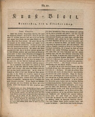 Morgenblatt für gebildete Stände Donnerstag 9. Oktober 1823