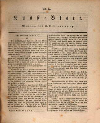 Morgenblatt für gebildete Stände Montag 16. Februar 1824