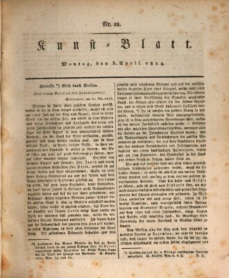 Morgenblatt für gebildete Stände Montag 5. April 1824
