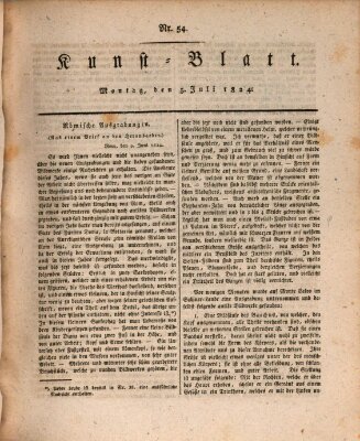 Morgenblatt für gebildete Stände Montag 5. Juli 1824