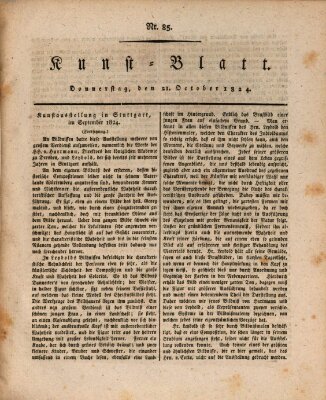Morgenblatt für gebildete Stände Donnerstag 21. Oktober 1824