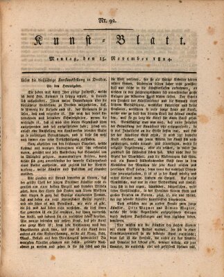 Morgenblatt für gebildete Stände Montag 15. November 1824