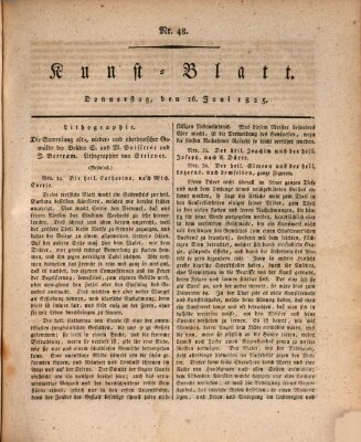 Morgenblatt für gebildete Stände Donnerstag 16. Juni 1825