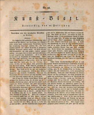 Morgenblatt für gebildete Stände Donnerstag 21. Juli 1825