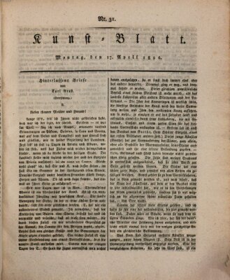 Morgenblatt für gebildete Stände Montag 17. April 1826