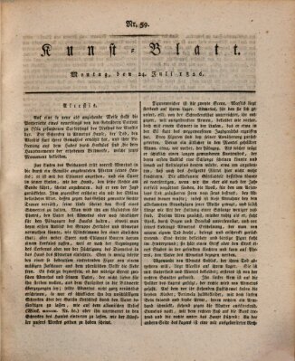 Morgenblatt für gebildete Stände Montag 24. Juli 1826