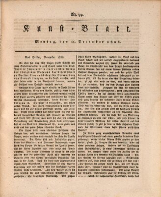 Morgenblatt für gebildete Stände Montag 11. Dezember 1826