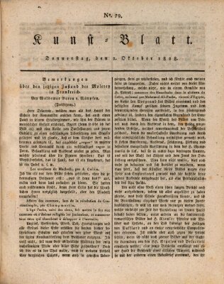 Morgenblatt für gebildete Stände Donnerstag 2. Oktober 1828