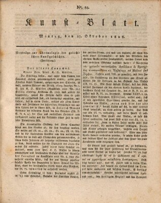 Morgenblatt für gebildete Stände Montag 27. Oktober 1828