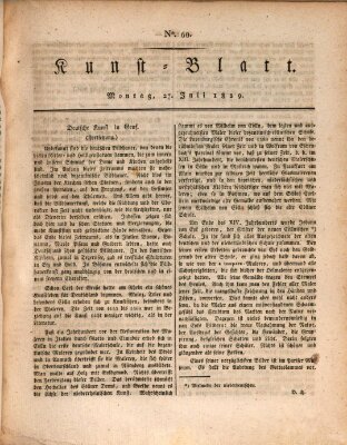 Morgenblatt für gebildete Stände Montag 27. Juli 1829