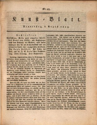 Morgenblatt für gebildete Stände Donnerstag 6. August 1829