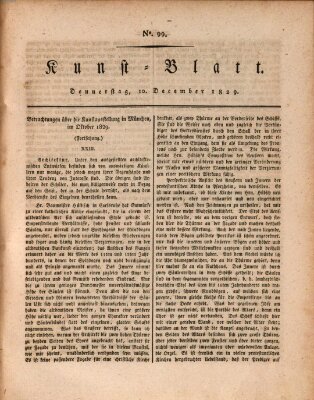 Morgenblatt für gebildete Stände Donnerstag 10. Dezember 1829