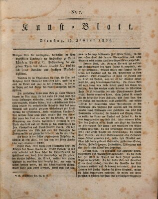 Morgenblatt für gebildete Stände Dienstag 26. Januar 1830