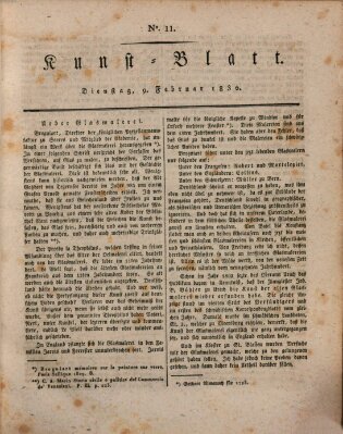 Morgenblatt für gebildete Stände Dienstag 9. Februar 1830