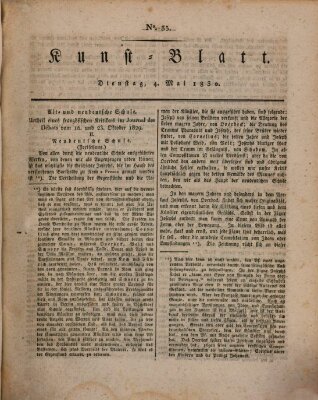 Morgenblatt für gebildete Stände Dienstag 4. Mai 1830