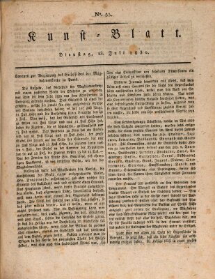 Morgenblatt für gebildete Stände Dienstag 13. Juli 1830