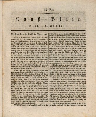 Morgenblatt für gebildete Stände Dienstag 31. Juli 1832