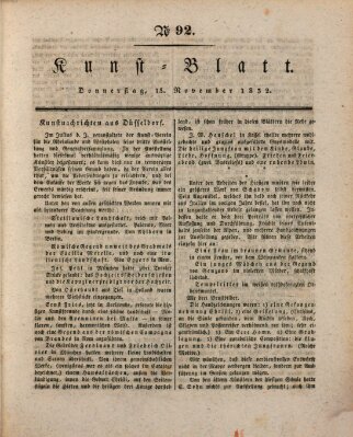 Morgenblatt für gebildete Stände Donnerstag 15. November 1832