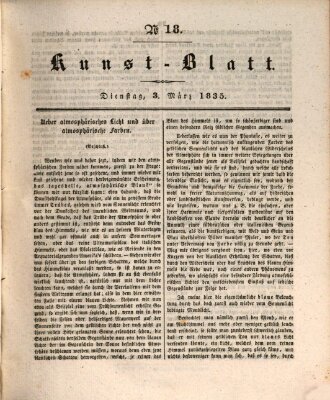 Morgenblatt für gebildete Stände Dienstag 3. März 1835
