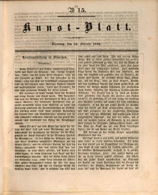 Morgenblatt für gebildete Stände Dienstag 23. Februar 1836