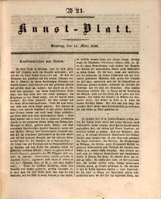 Morgenblatt für gebildete Stände Dienstag 15. März 1836